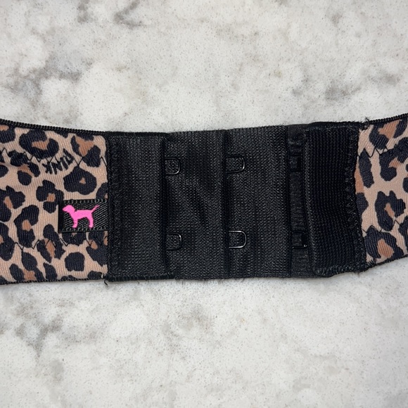 PINK Victoria’s Secret push up leopard print bra-size 36DD - Picture 4 of 6